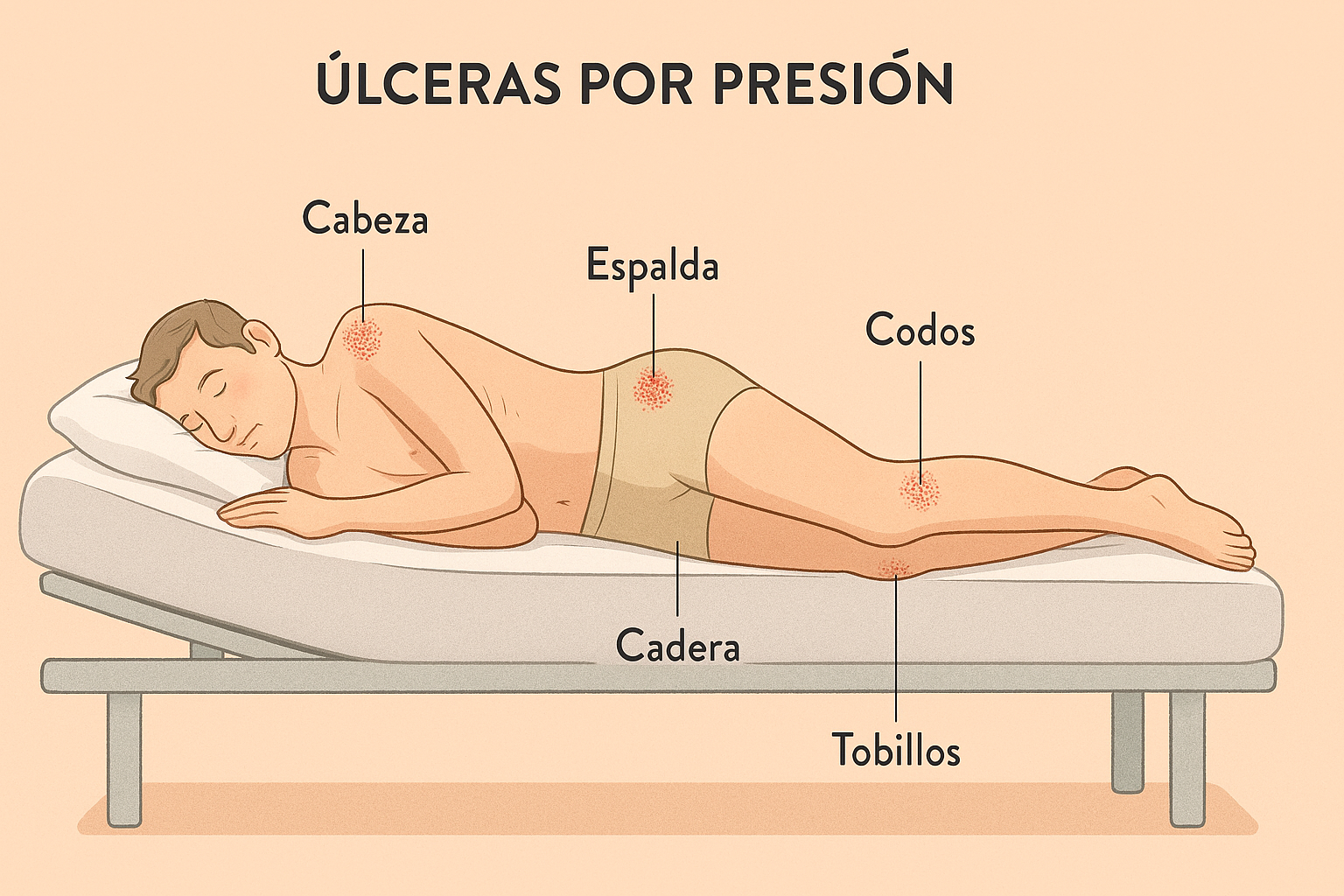 Tratamiento de úlceras por presión y escaras en adultos mayores en CDMX