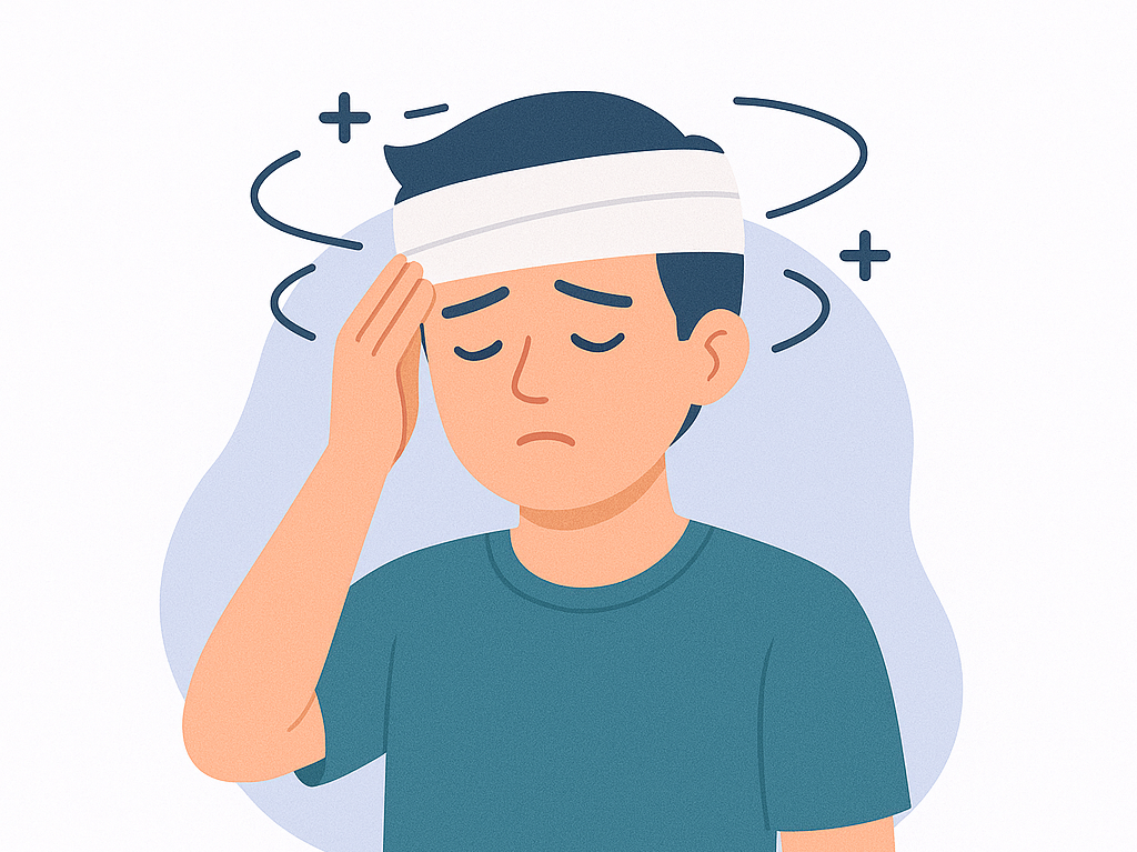 Mareo por traumatismo craneal